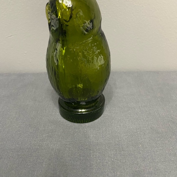 VTG Pilgrim Art Glass Forest Green Owl Hand/Mold Blown Glass Paperweight Retro - Picture 4 of 17